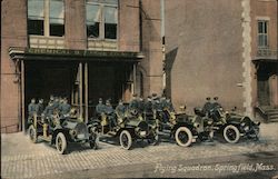 Flying Squadron Springfield, MA Postcard Postcard Postcard