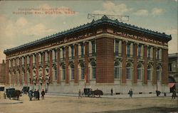 Horticultural Society Building, Huntington Avenue Postcard