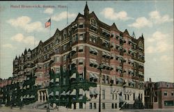 Hotel Brunswick Boston, MA Postcard Postcard Postcard