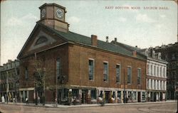 East Boston, Mass. Lyceum Hall. Massachusetts Postcard Postcard Postcard