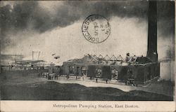 Metropolitan Pumping Station, East Boston Postcard