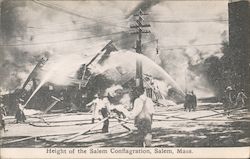 Height of the Salem Conflagration Postcard