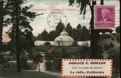 Conservatory, University of California, Berkeley Postcard