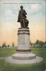 Seward Monument, Volunteer Park Postcard