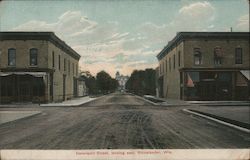 Davenport Street Looking East Rhinelander, WI Postcard Postcard Postcard