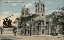 Grand Avenue M.E. Church Milwaukee, WI Postcard Postcard Postcard