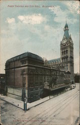 Pabst Theatre and City Hall Postcard