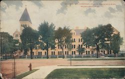 St. Joseph's Convent, 22nd & Greenfield Avenues Postcard