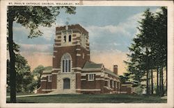 St. Paul's Catholic Church Postcard