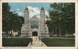 Chapel Bates College Postcard