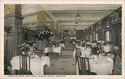 Venetian Room, Main Cafe, Peabody Hotel Memphis, TN Postcard Postcard Postcard