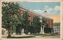 Sims Hall at Syracuse University Postcard