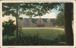 The Pocohanne Lodge, East Wing, Lutherland Postcard