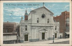 The St. Viblana Cathedral Los Angeles, CA Postcard Postcard Postcard