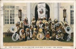 Yuma Indian Band, The Only One Tribe Indian Band in the West Arizona Postcard Postcard Postcard