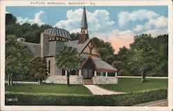 Hawley Memorial Monterey, PA Postcard Postcard Postcard