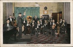 Typical Studio Scene During A WTMJ Broadcast Milwaukee, WI Postcard Postcard Postcard