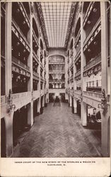 Inner Court of the New Store of the Sterling & Welch Co. Postcard