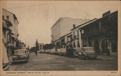 Ramona Street Palo Alto, CA Postcard Postcard Postcard