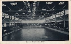 Sonoma Mission Inn Baths California Postcard Postcard Postcard