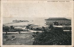 Girls Dormitory Palacios, TX Postcard Postcard Postcard