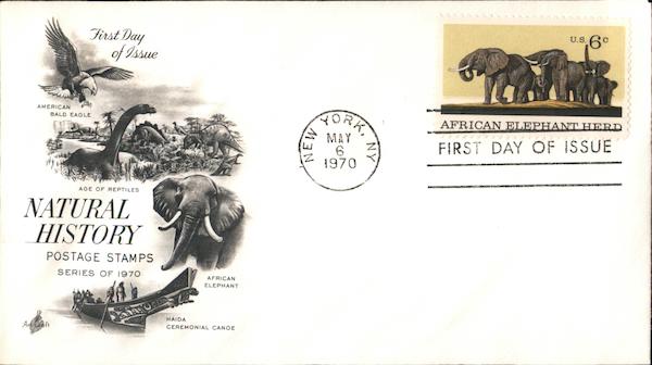 Natural History Postage Stamps Series of 1970 First Day Covers First ...