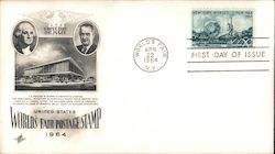 United States World' Fair Postage Stamp 1964 First Day Cover