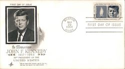 In Memoriam John F. Kennedy First Day Covers First Day Cover First Day Cover First Day Cover