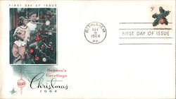 Season's Greetings Christmas 1964 First Day Cover