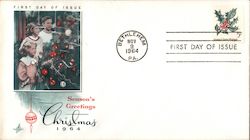 Season's Greetings Christmas 1964 First Day Cover