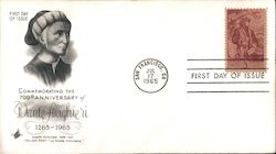 700th Anniversary Dante Alighieri First Day Cover