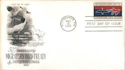 50th Anniversary Migratory Bird Treaty United States-Canada 1966 First Day Cover