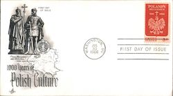 1000 Years of Polish Culture First Day Cover