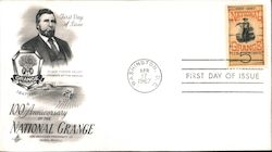 100th Anniversary of the National Grange First Day Covers First Day Cover First Day Cover First Day Cover