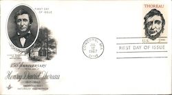 150th Anniversary Henry David Thoreau First Day Cover