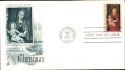 Season's Greetings Christmas 1967 First Day Cover