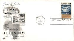 Land of Lincoln First Day Cover