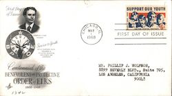 Centennial of the Benevolent and Protective Order of Elks First Day Cover