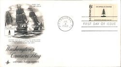 Washington's Cruisers Flag Historic Flag Series First Day Covers First Day Cover First Day Cover First Day Cover