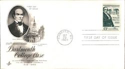 150th Anniversary Dartmouth College Case First Day Covers First Day Cover First Day Cover First Day Cover