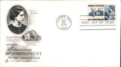 50th Anniversary 19th Amendment to the Constitution First Day Cover