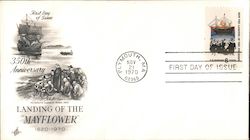 350th Anniversary Landing of the Mayflower First Day Cover