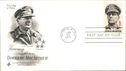 General Douglas MacArthur First Day Covers First Day Cover First Day Cover First Day Cover