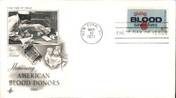 Honoring American Blood Donors 1971 First Day Cover