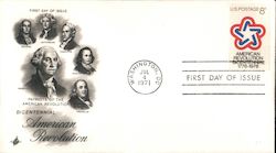 Bicentennial American Revolution First Day Cover