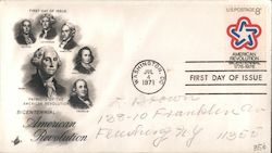 Bicentennial American Revolution First Day Covers First Day Cover First Day Cover First Day Cover