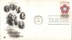 Patriots of the American Revolution Bicentennial American Revolution First Day Covers First Day Cover First Day Cover First Day Cover