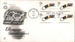 Olympic Summer Games xx Olympiad Munich 1972 First Day Cover