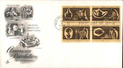 Colonial American Craftsmen American Revolution First Day Covers First Day Cover First Day Cover First Day Cover