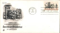 Pamphleteer Rising Spirit of Independence American Revolution Bicentennial First Day Cover